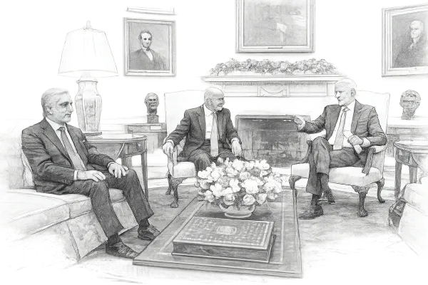 Afghan Politicians at the White House